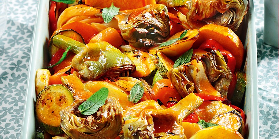 Ανοιξιάτικο μπριάμ με αγκινάρες