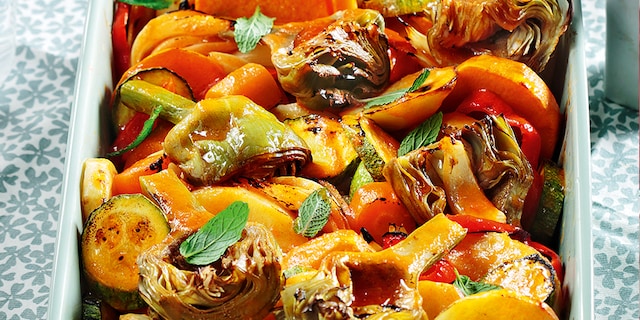 Ανοιξιάτικο μπριάμ με αγκινάρες