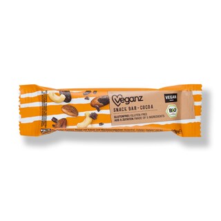 VEGANZ | Μπάρα Σοκολάτας Χουρμά, Κάσιους & Σιρόπι Αγαύης 30g
