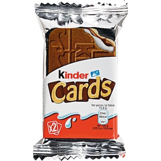KINDER | Γκοφρέτα Kinder Cards 25.6g
