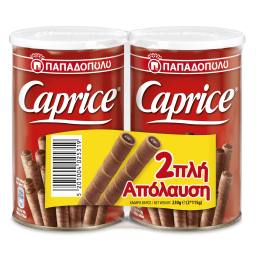 CAPRICE | Wafer Rolls Viennois Hazelnut Cream & Cocoa 2x115g