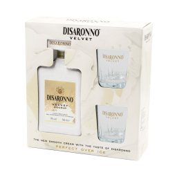 Λικέρ Disaronno Velvet 700ml + 2 Ποτήρια