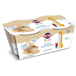 ΚΡΙ ΚΡΙ | Επιδόρπιο Γιαουρτιού Grow Δημητριακά 2x140g