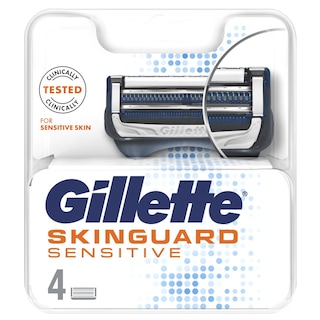 GILLETTE | SkinGuard Sensitive Aνταλλακτικές Κεφαλές Ξυρίσματος 4 τεμ