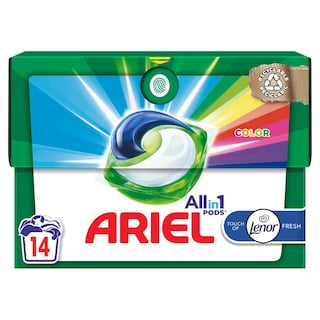 ARIEL | Kάψουλες Πλυντηρίου Ρούχων Allin1 Pods TOL Color 14 Τεμάχια