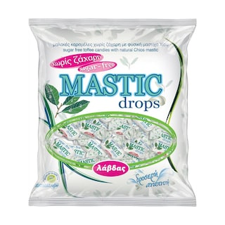 ΛΑΒΔΑΣ | ΚΑΡΑΜΕΛΕΣ MASTIC DROPS SUGAR FREE 150GR