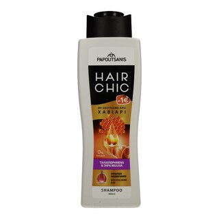 HAIR CHIC | ΣΑΜΠΟΥΑΝ ΞΗΡΑ ΜΑΛΛΙΑ 400 ML -1E