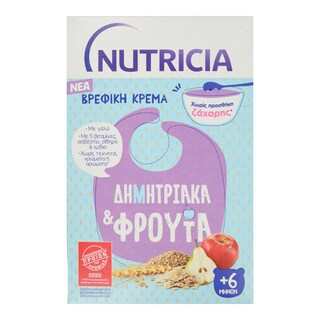 NUTRICIA | Βρεφική Κρέμα Δημητριακά & Φρούτα 250g