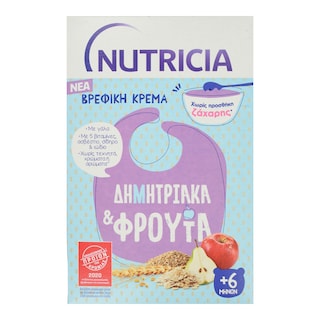 NUTRICIA | Βρεφική Κρέμα Δημητριακά & Φρούτα 250g