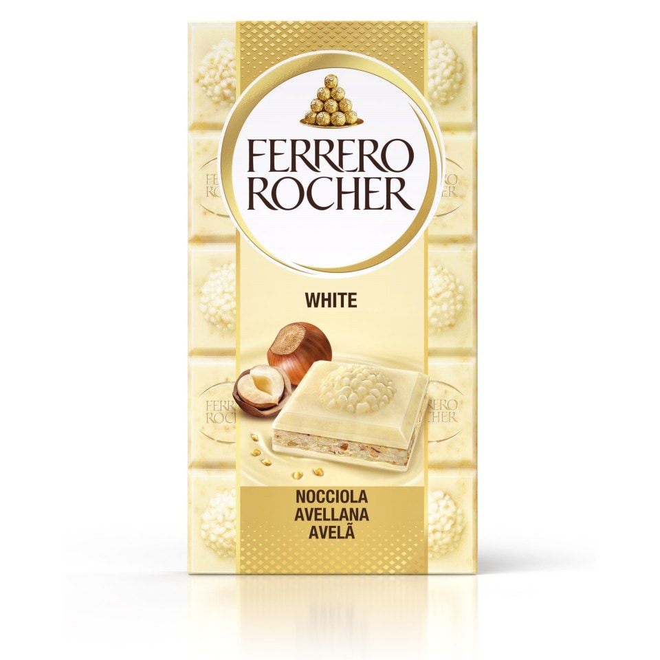 FERRERO Σοκολάτα Λευκή Φουντούκι 90g