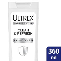 ULTREX | Σαμπουάν Clean & Refresh 360ml