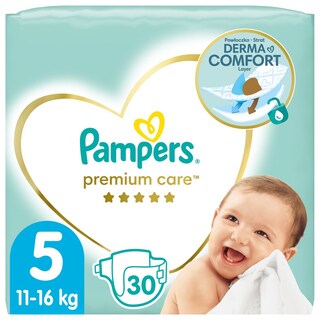 PAMPERS | Πάνες Μωρού Premium Care Νο5 11-18kg 30 Τεμάχια