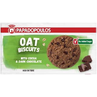 ΠΑΠΑΔΟΠΟΥΛΟΥ | Biscuits Oat Cocoa Sugar Free 155g