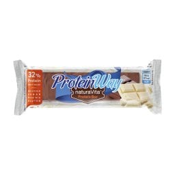 PROTEIN WAY | Μπάρα Πρωτείνης 32% Protein Way Λευκή Σοκολάτα 50g