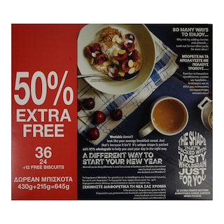 WEETABIX | Δημητριακά Ολικής Άλεσης 430gr + 50% Δώρο