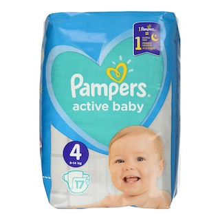 PAMPERS | PAMPERS ACTIVE BABY NO 4  17T