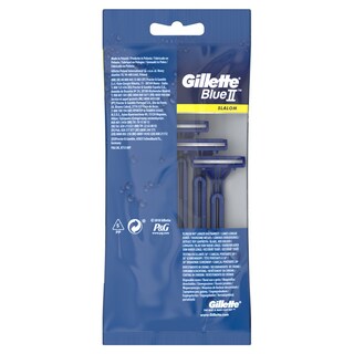 GILLETTE | BLUE II SLALOM | Razor Disposable Slalom 5 Pieces