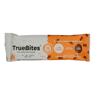 TRUE BITES | MΠΑΡΕΣ ΔΗΜΗΤΡΙΑΚΩΝ ΣΟΚΟΛΑΤΑ ΠΟΡΤΟΚΑΛΙ 30 GR