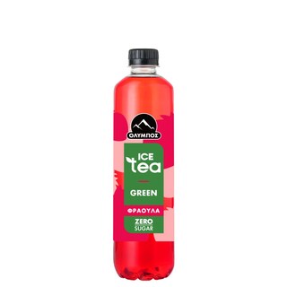 ΟΛΥΜΠΟΣ | Ice Tea Πράσινο Τσάι Zero Φράουλα 500ml