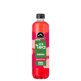 ΟΛΥΜΠΟΣ | Ice Tea Πράσινο Τσάι Zero Φράουλα 500ml
