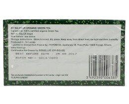 ST.DALFOUR | ΤΣΑΪ ΒΙΟΛΟΓΙΚΟ ΠΡΑΣΙΝΟ 25 ΦΑΚΕΛΑ X 2 GR