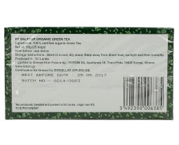 ST.DALFOUR | ΤΣΑΪ ΒΙΟΛΟΓΙΚΟ ΠΡΑΣΙΝΟ 25 ΦΑΚΕΛΑ X 2 GR