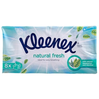 KLEENEX | Χαρτομάντηλα Τσέπης Balsam Menthol 8 X 12 Τεμάχια