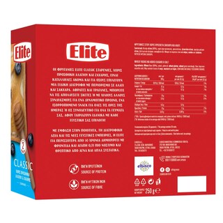 ELITE | Φρυγανιές Σίτου Χωρίς Αλάτι 250g