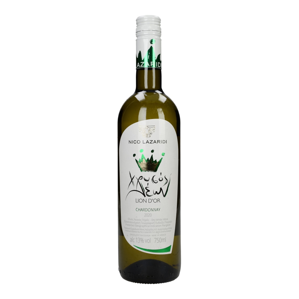 Οίνος Λευκός Χρυσός Λέων Chardonnay 750ml