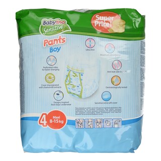 BABYLINO | ΠΑΝΕΣ ΒΡΑΚΑΚΙ ΑΓΟΡΙ 8-15 KG No 4 20 ΤΕΜ