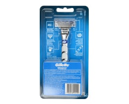 GILLETTE | Ξυριστική Μηχανή Mach3 Turbo + 1 Ανταλλακτικό 1 Τεμάχιο