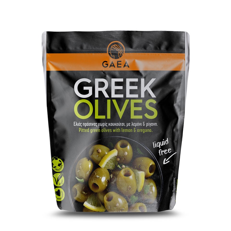 GAEA Πράσινες Ελιές Χωρίς Κουκούτσι 150 gr