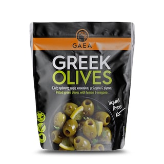 GAEA | GREEN OLIVES WITHOUT KERNEL 150 GR