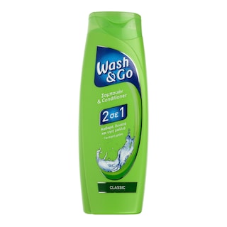 WASH&GO | ΣΑΜΠΟΥΑΝ 2 ΣΕ 1 CLASSIC 400 ML