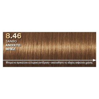 PALETTE | Βαφή Μαλλιών Intensive Color Creme 8.46 Ξανθό Ανοιχτό Μπέζ 1 Τεμ.