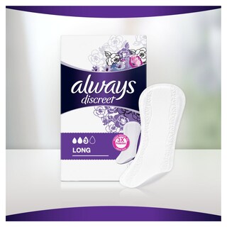 ALWAYS | DISCREET | ALWAYS DISCREET LINERS LONG 40PCS