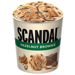 SCANDAL | Παγωτό Οικογενειακό Hazelnut Brownie 750 ml