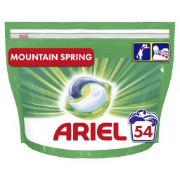 ARIEL | Kάψουλες Πλυντηρίου Ρούχων Allin1 PODS Mountain Spring 54 Τεμάχια