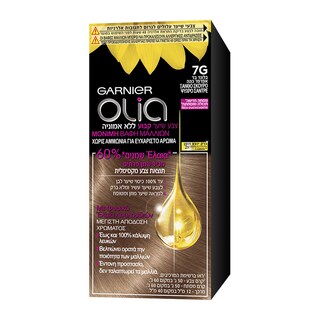 OLIA | Βαφή Μαλλιών Olia Mini Kit 7G Ξανθό Σκούρο Ψυχρό Σαντρέ 1 Τεμ.