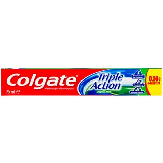 COLGATE | TRIPLE ACTION | ΟΔΟΝΤΟΚΡΕΜΑ  75 ML