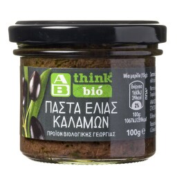 ΑΒ THINK BIO | Πάστα Ελιάς Καλαμών 100 gr