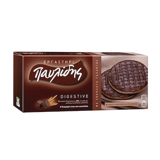 ΠΑΥΛΙΔΗΣ | ΜΠΙΣΚΟΤΑ DIGESTIVE ΜΕ ΕΠΙΚΑΛΥΨΗ ΣΟΚΟΛΑΤΑΣ 200 GR