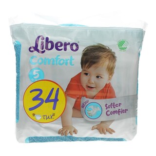 LIBERO | COMFORT DUO | ΠΑΝΕΣ ΜΩΡΟΥ MAXI PLUS 10 - 16 KGR No 5 34 ΤΕΜ
