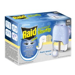RAID | Εντομοαπωθητικό Σετ Υγρό Family 45 Νύχτες + Ανταλλακτικό 27ml