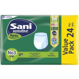 Εσώρουχα Ακράτειας Sensitive Pants Value Pack Large No3 24 Τεμ.