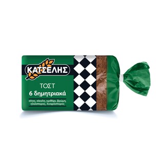 ΚΑΤΣΕΛΗΣ | Ψωμί Τόστ 6 Δημητριακά 350gr