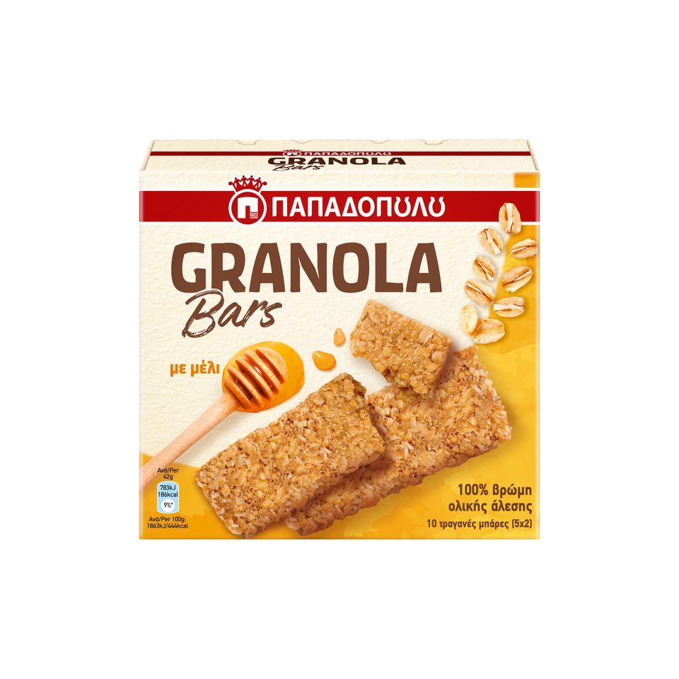 ΠΑΠΑΔΟΠΟΥΛΟΥ Μπάρες Granola με Μέλι 5x42g