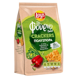 Crackers Πολύσπορα με Γεύση Λαχανικών 80g