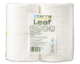 TERRA LEAF | Χαρτί Υγείας 3 Φύλλα 12 Ρολά 1.53kg