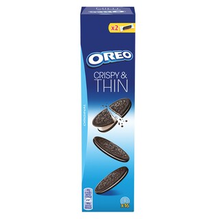OREO | Μπισκότα Γεμιστά Crispy & Thin Βανίλια 96g